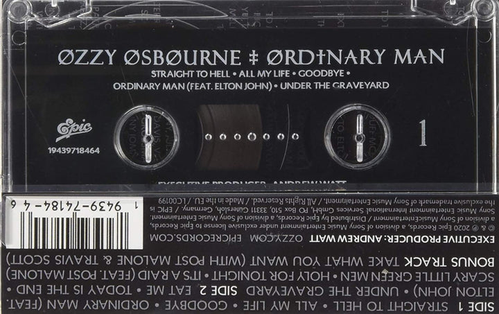 Ozzy Osbourne  - Ordinary Man [CASSETTE]