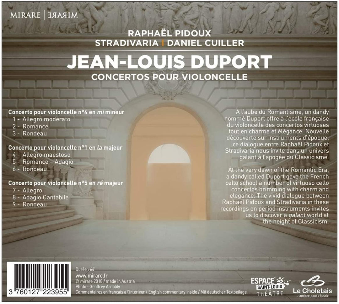 Duport, J.L - Jean-Louis Duport: Concertos Pour Violoncelle [Audio CD]