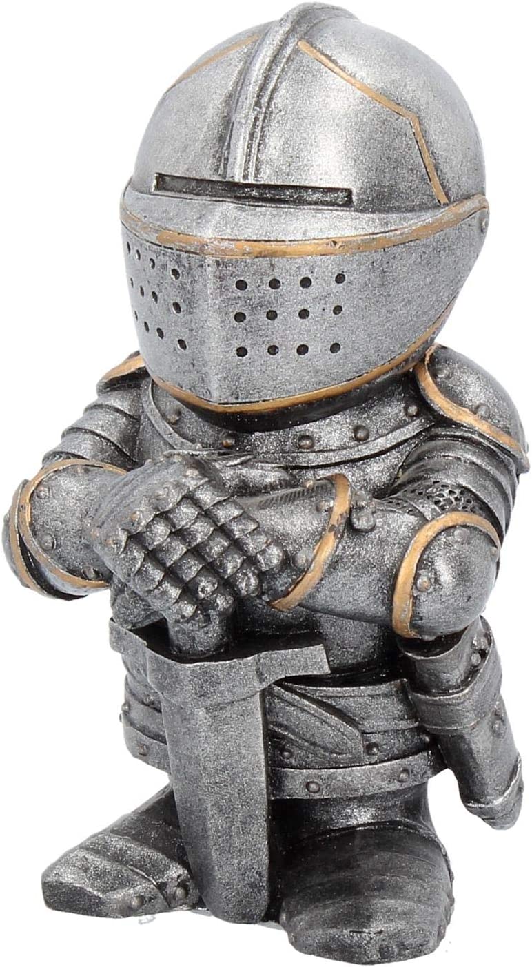 Nemesis Now Sir Fightalot Figur 11 cm Silber