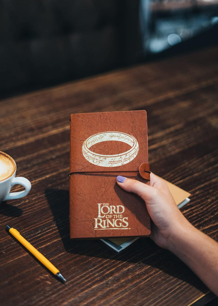 Grupo Erik The Lord Of The Rings One Ring Travel Journal | PU Leather Journal Notebook