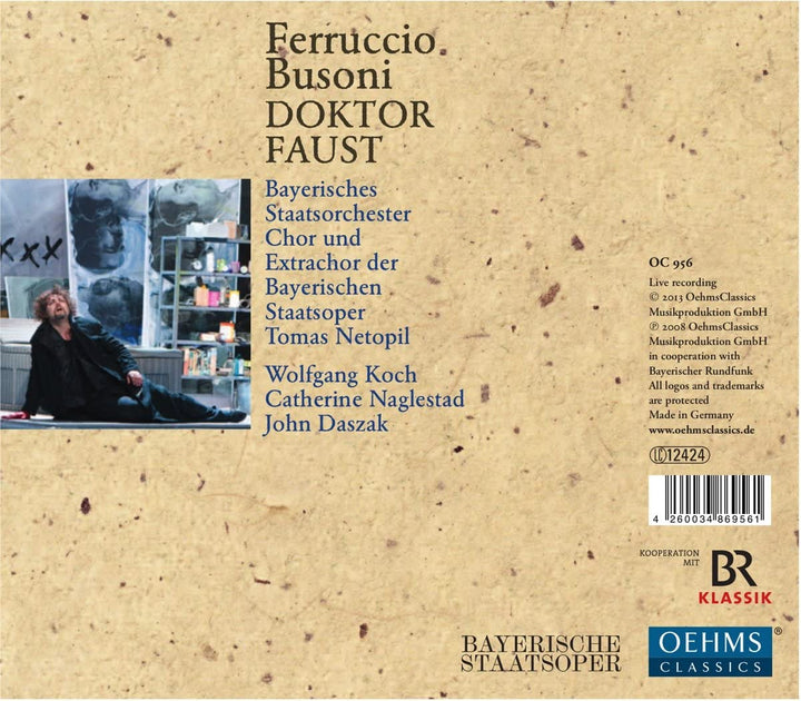 Busoni: Doktor Faust [Wolfgang Koch, Steven Humes, John Daszak] [Oehms Classics: OC956] [Audio CD]