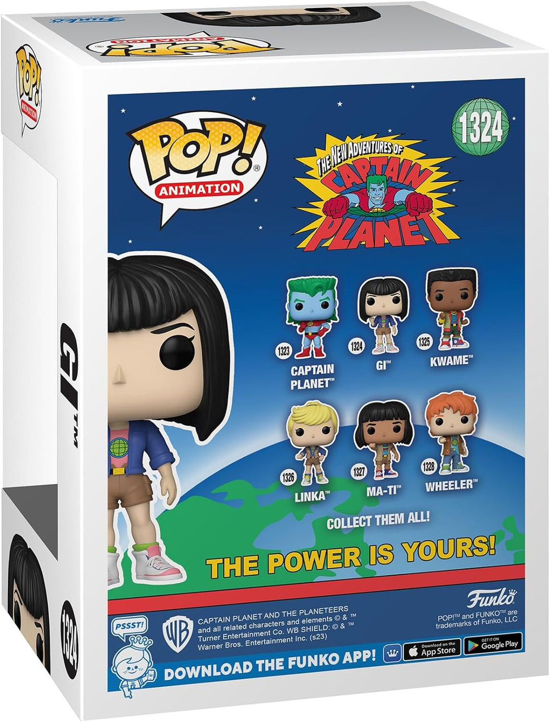 Animation: Captain Planet and the Planeteers - Gi Funko 72556 Pop! Vinyl #1324