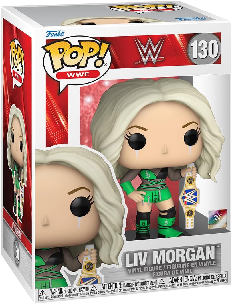 WWE: Liv Morgan With Belt Funko 72231 Pop! Vinyl #130