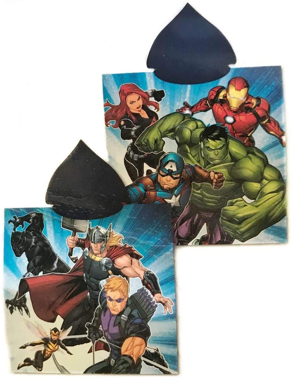 Marvel Poncho Towel Beach Pool Bath with Hood Avengers 50 x 100 cm