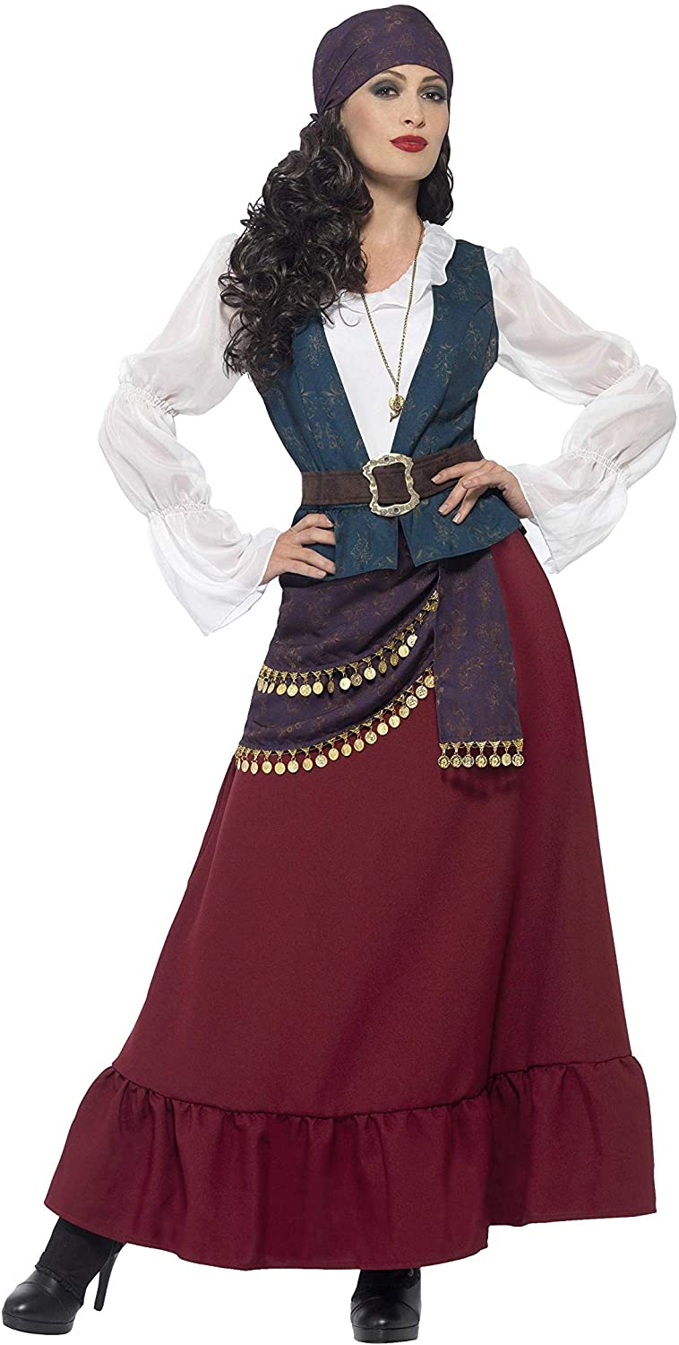 Smiffys Deluxe Pirate Buccaneer Beauty CostumeL - UK Size 16-18