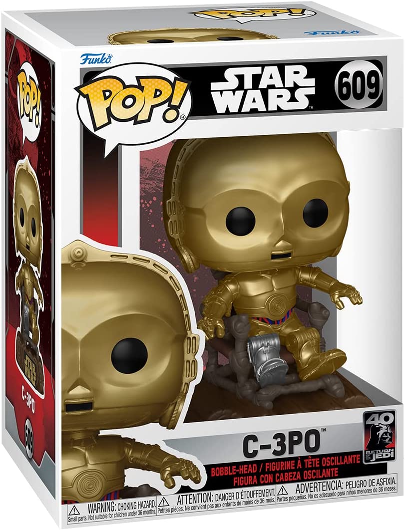 Star Wars: Die Rückkehr der Jedi-Ritter 40. – C3P0 im Sessel Funko 70744 Pop! Vinyl Nr. 609