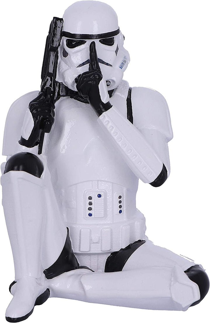 Nemesis Now B4894P9 Original Stormtrooper Three Wise Sci-Fi Speak No Evil, Multicolour, 10cm