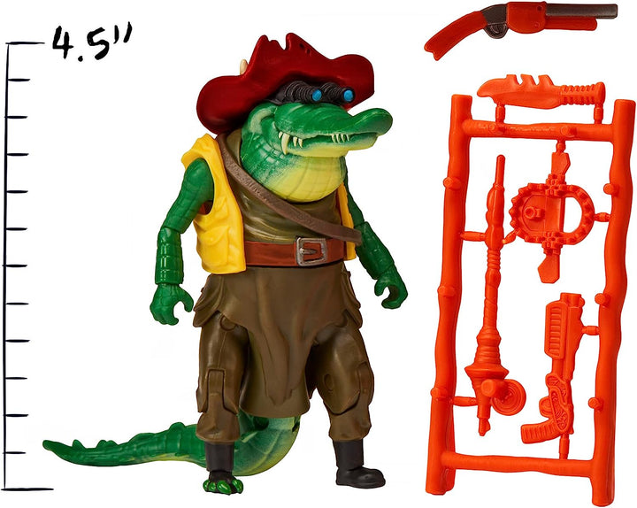 Teenage Mutant Ninja Turtles 83294CO Mutant Mayhem 4.5-Inch Leatherhead Basic Action Figure