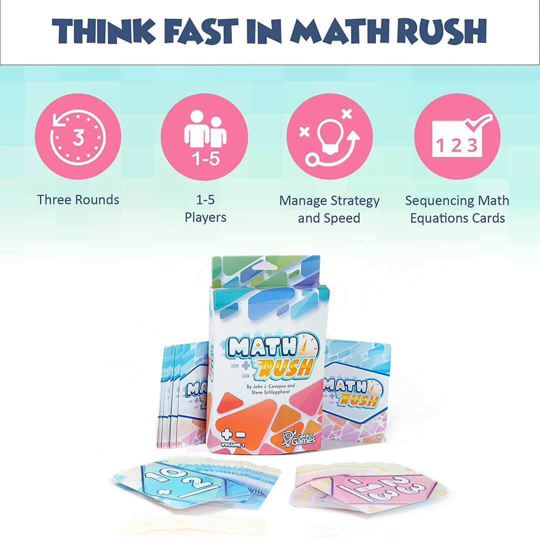 Genius Games 1411 – Math Rush Addition und Subtraktion Band 1 – Eine Genossenschaft