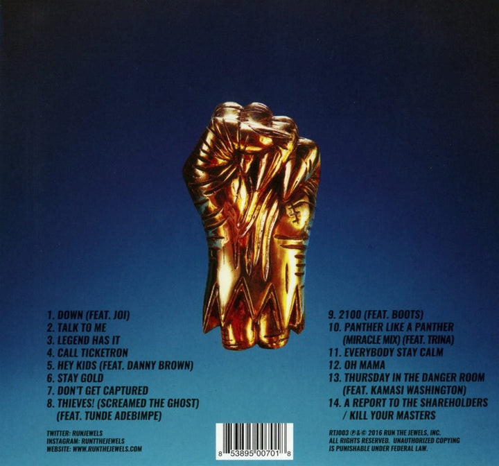 Run The Jewels 3 - Run The Jewels  [Audio CD]