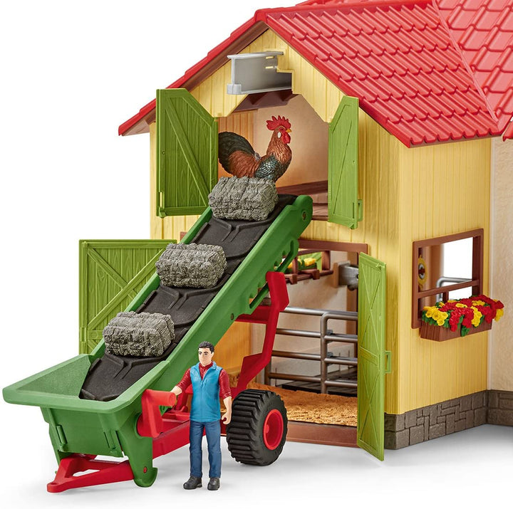 Schleich 42377 Hay Conveyor with Farmer