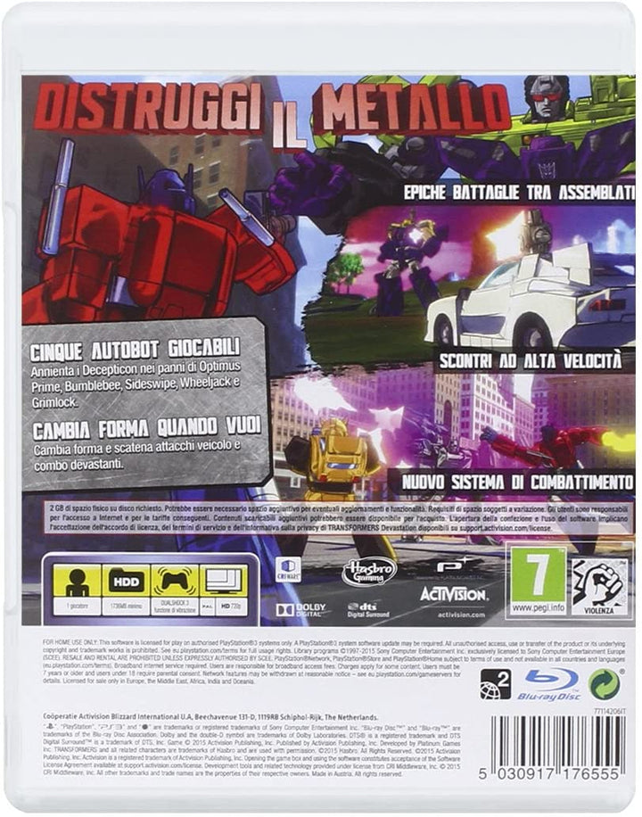 Transformers Devastation - PlayStation 3