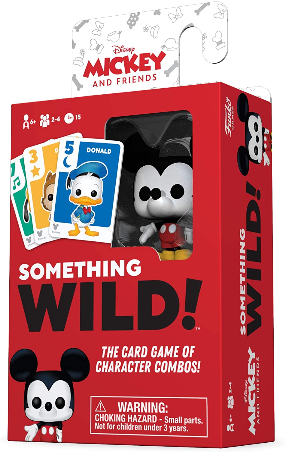 Funko 49355 Board Games 49355 Signature Something Wild Card Game-Mickey and Friends, Multicolour