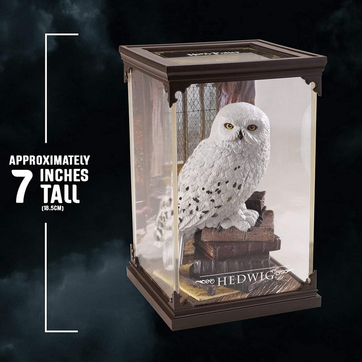 The Noble Collection - Magical Creatures Hedwig - Hand-Painted Magical Creature #1 - Officially Licensed 7in (18.5cm) Tall Harry Potter Toys Collectable Figures - For Kids & Adults