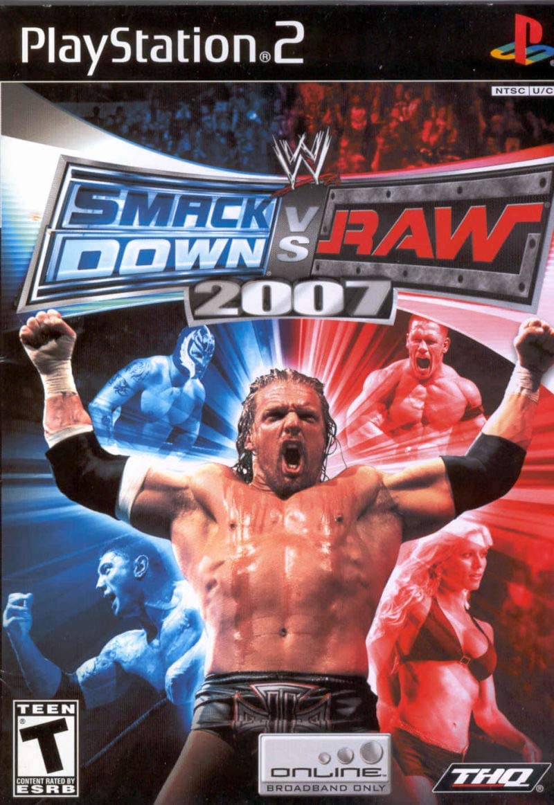 PLAYSTATION 2 SMACK DOWN RAV 2007 GAMES