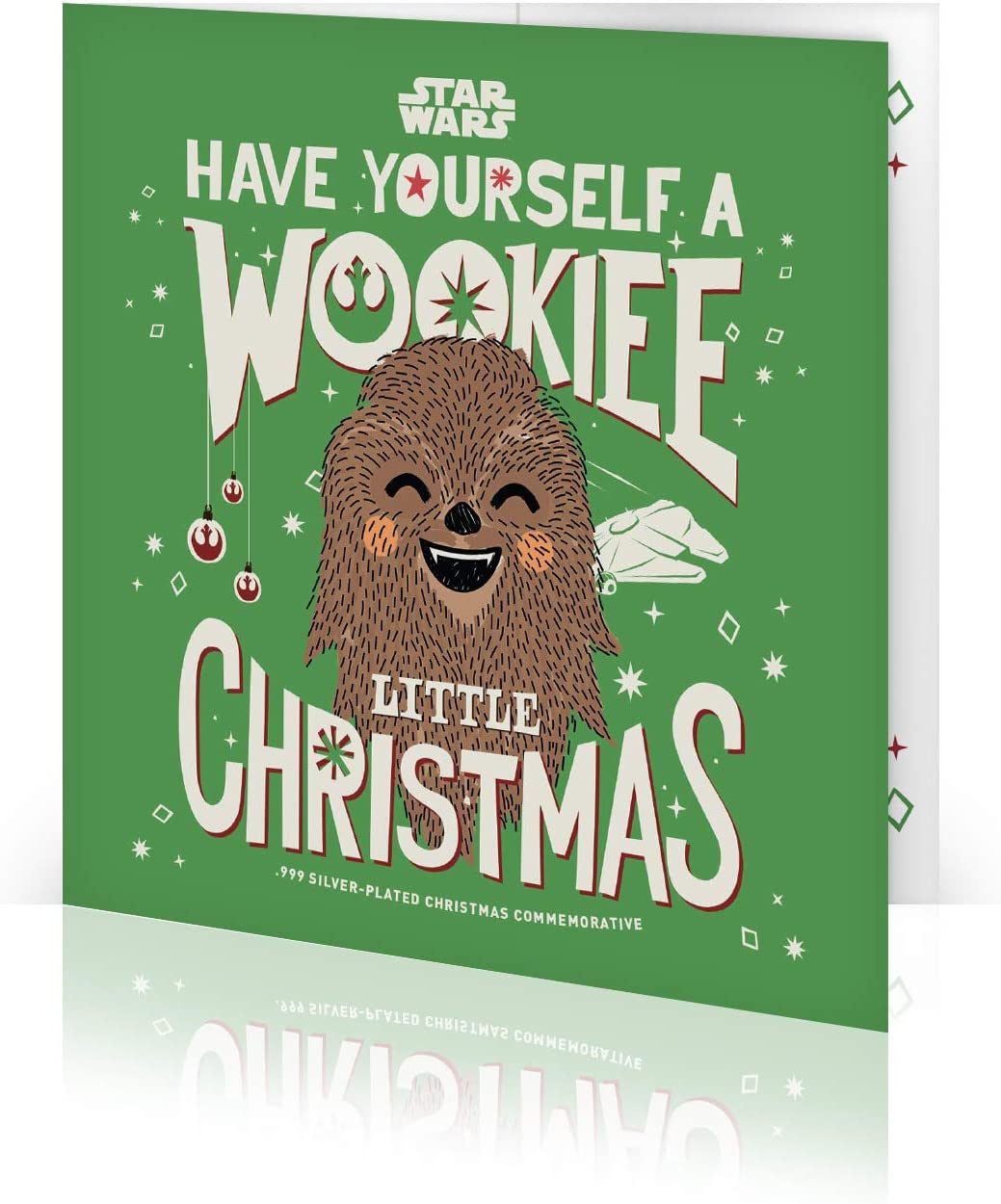 Die Koin Club Star Wars Weihnachtskarte Chewbacca Wookiee