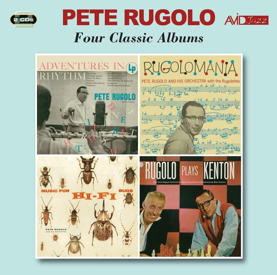 Pete Rugolo - Four Classic Albums (Adventures In Rhythm / Rugolomania / Music For Hi-Fi Bugs / Rugolo Plays Kenton) [Audio CD]