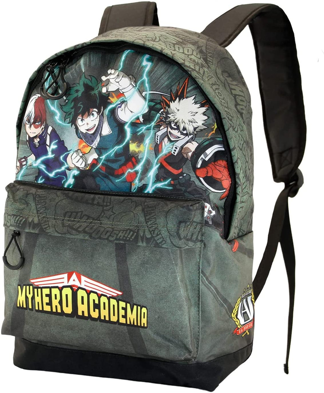 My Hero Academia Battle-Fan HS Rucksack, Militärgrün