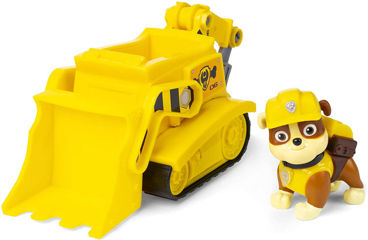Paw Patrol 6054435 Schutt-Bulldozer-Fahrzeug mit Sammelfigur