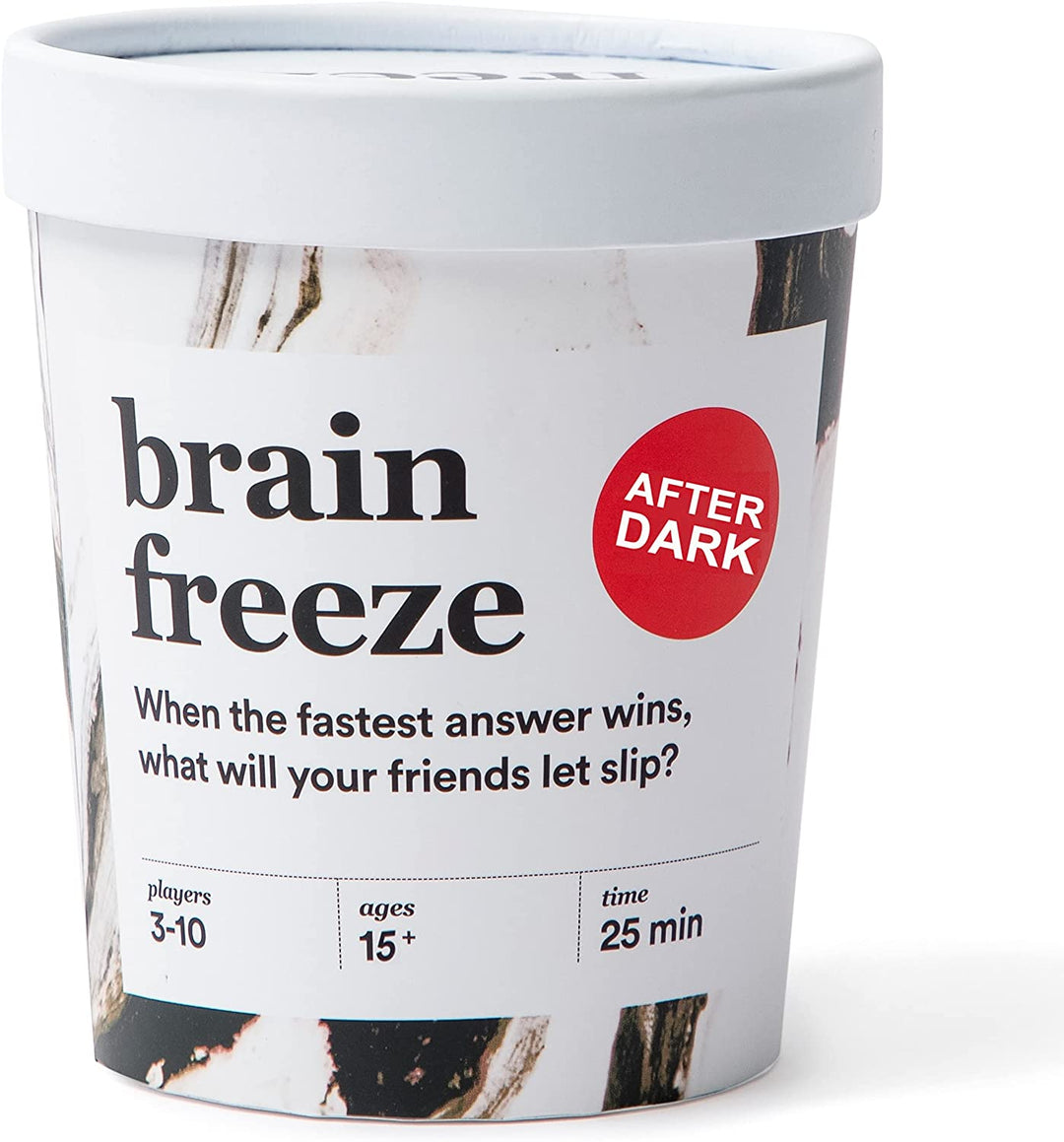 Player Ten Brain Freeze-Kartenspiel: Das Speak-Before-You-Think-Partyspiel – After