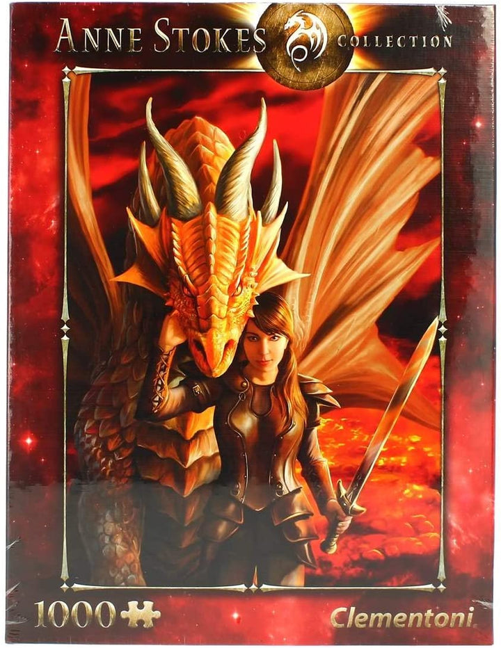 Clementoni - 39464 Anne Stokes Collection Inner Strenght Puzzle for Adults and Children 1000 Pieces