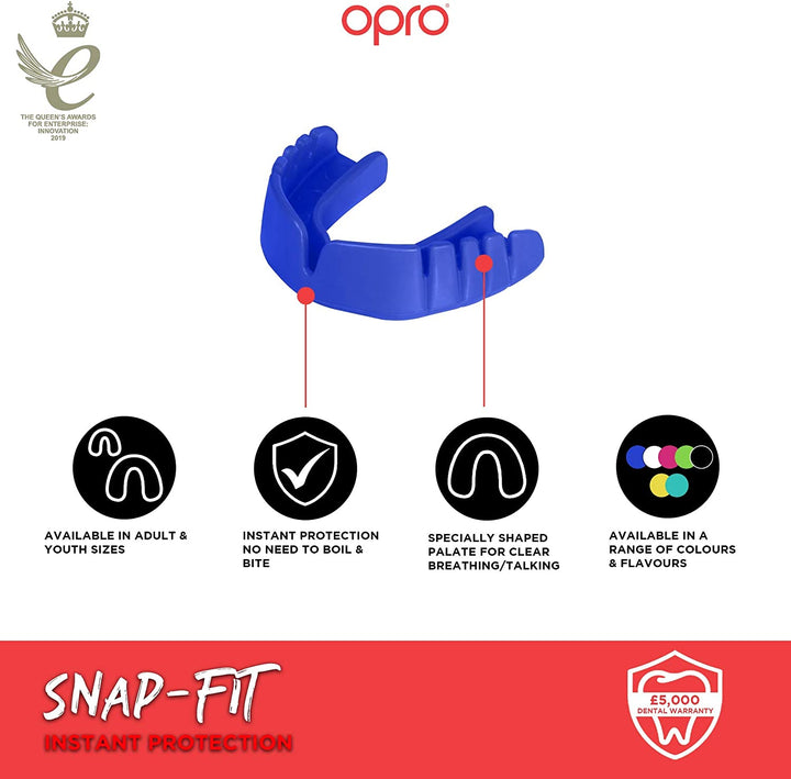 Opro Snap Fit Junior Mouthguard (Mint Green)