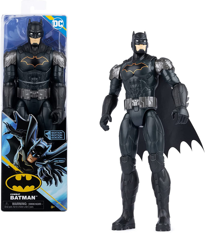 DC Comics, 12-Zoll-Combat-Batman-Actionfigur, Kinderspielzeug für Jungen und Mädchen