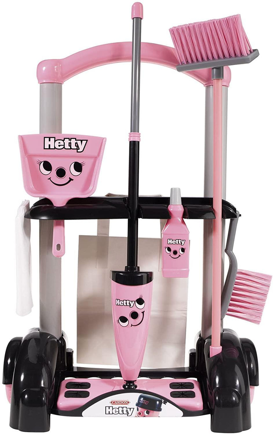 Casdon Hetty Cleaning Trolley pink - Yachew