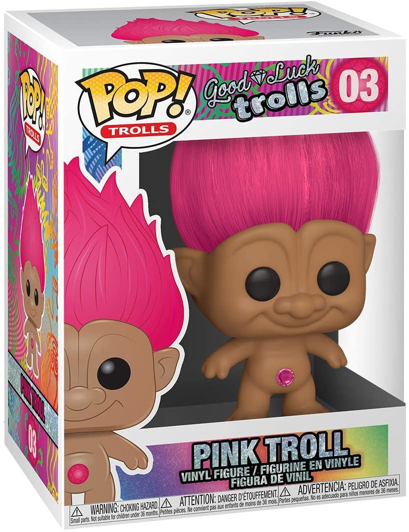 Buona fortuna Trolls Rosa Trolls Classic Funko 44605 Pop! Vinile #03