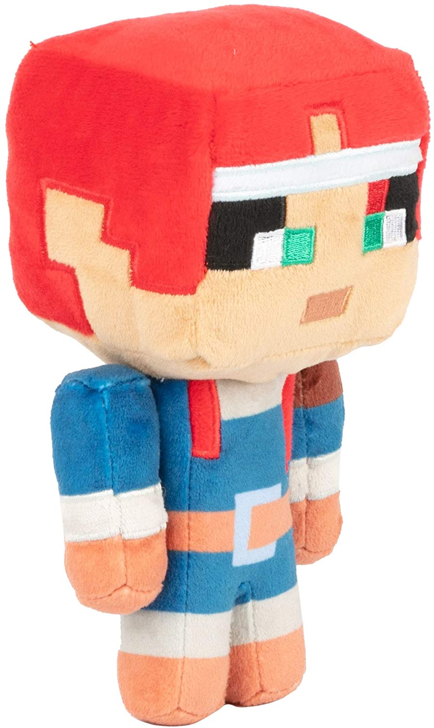 JINX JX11126 Minecraft Dungeons Happy Explorer Valorie Plüschtier, Rot