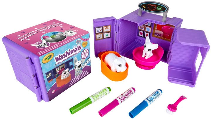 Crayola Washimals Pets Tattoo Shop Spielset