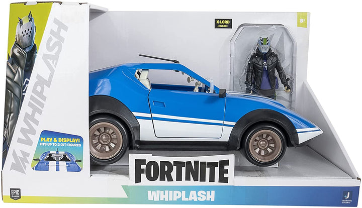 Fortnite FNT0815 Joy Ride Whiplash (Blau &amp; Weiß), Fahrzeug mit 4-Zoll-Gelenk