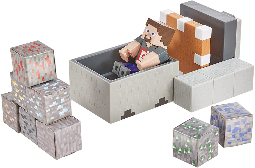 Playset di Minecraft Minecart Mayhem