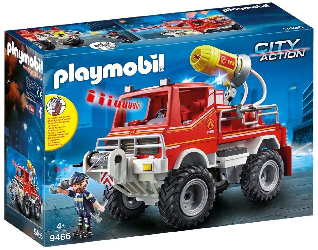 Playmobil City Action 9466 Camión de bomberos para niños a partir de 5 años