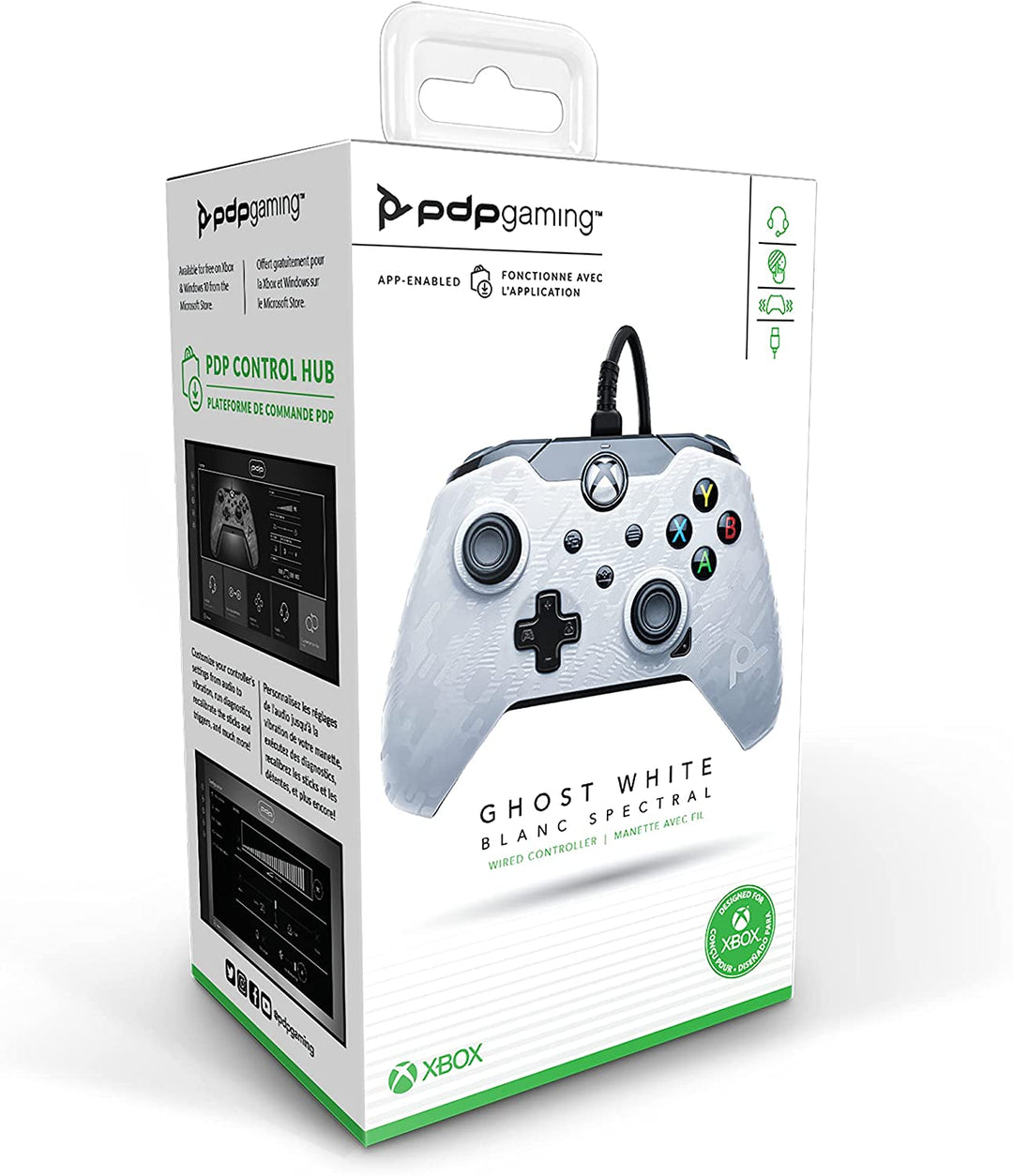 PDP-Controller kabelgebunden für Xbox Series X?S, Ghost White