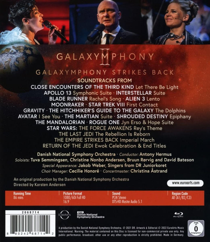 Galaxymphony II - Galaxymphony Strikes Back [2022] [Blu-ray]