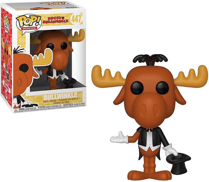 Rocky and Bullwinkle Bullwinkle Funko 33460 Pop! VInyl #447