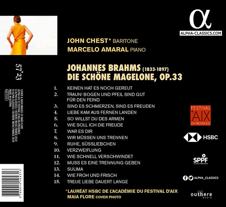 Brahms: Die Schöne Magelone [Audio CD]