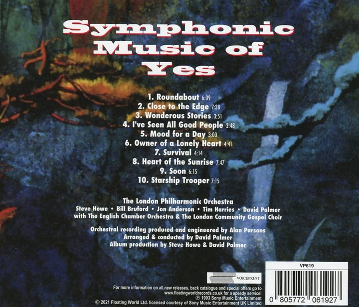 Symphonic Music Of Yes [Audio CD]