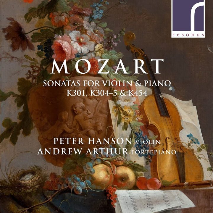 Mozart: Sonatas [Peter Hanson; Andrew Arthur] [Resonus Classics: RES10281] [Audio CD]