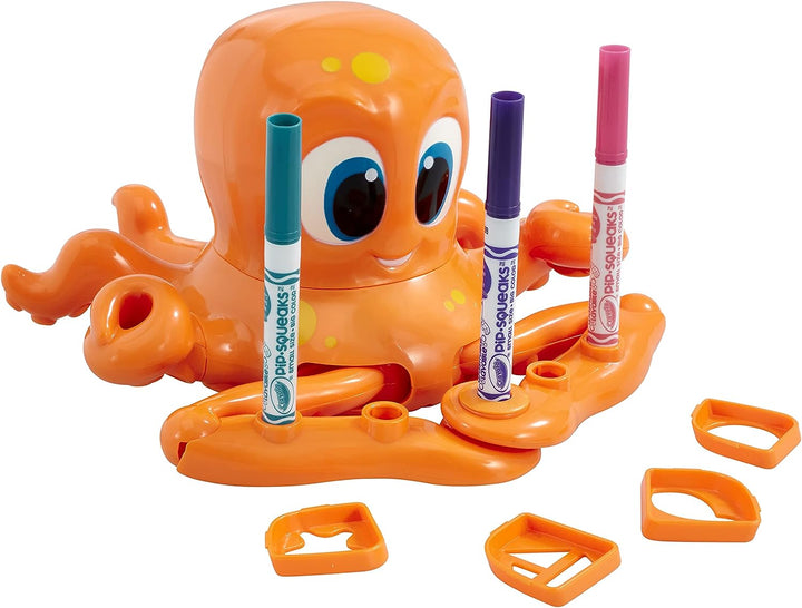 CRAYOLA Spin 'n' Swirl Oscar der Oktopus | Platzieren Sie mehrere Stifte in Oscars Arms