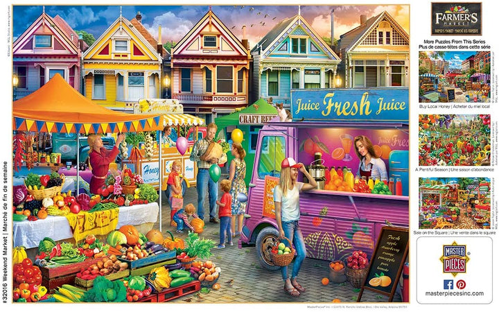 MasterPieces Farmer's Market 750 Puzzles Collection - Weekend Market 750 Piece J