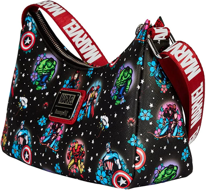 Loungefly Marvel Avengers Tattoo Umhängetasche Marvel – Avengers Einheitsgröße, Marvel