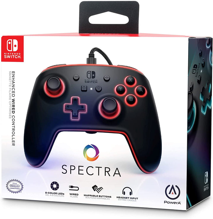 PowerA Spectra Enhanced Wired Controller for Nintendo Switch, Gamepad, Wired Vid