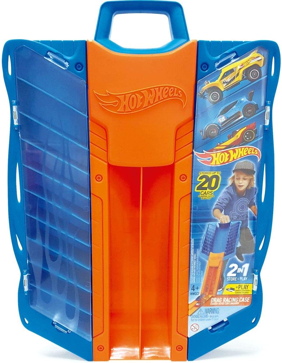Hot Wheels Racing Battle Case - Drag Racing Playset for Ages 4 Months to 8 Years (IHW007)