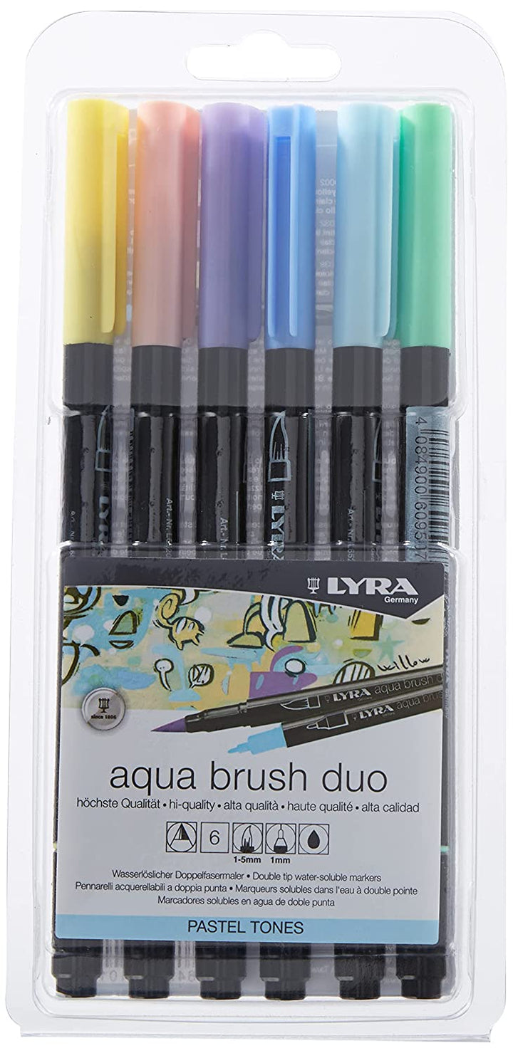 LYRA Aqua Brush Duo 6 Pastel Set