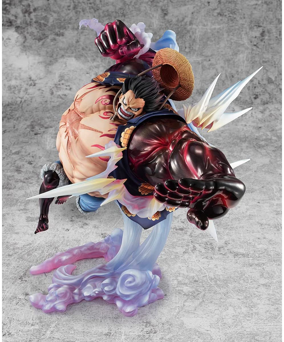 MEGAHOUSE ONE PIECE - Monkey D. Ruffy Gear 4 Boundman V2 - Statuette POP 27cm