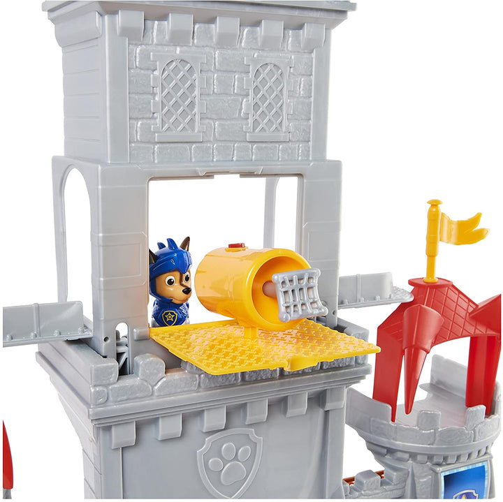 PAW Patrol, Rescue Knights Castle HQ Transforming 11-Piece Playset with Chase and Mini Dragon Draco Action Figures, Kids’ Toys for Ages 3 and up