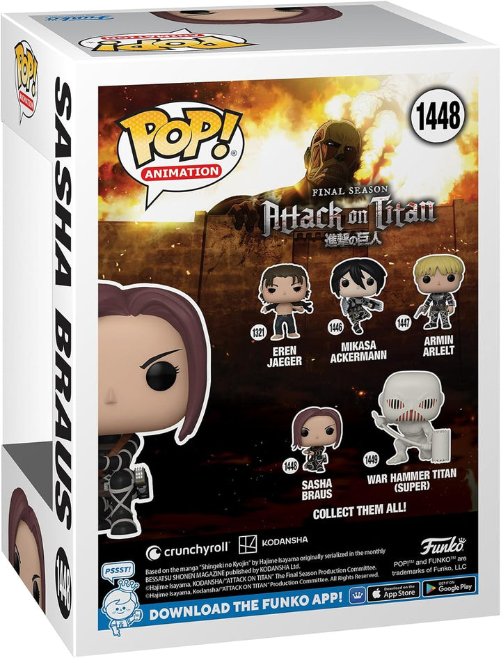 Animation: AoT - Sasha Braus - Attack on Titan Funko 67927 Pop! Vinyl