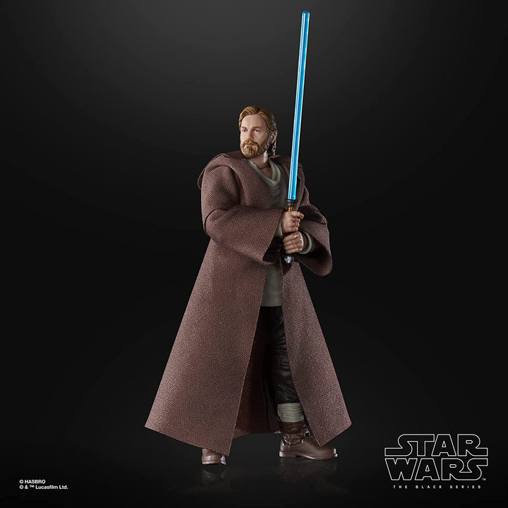 Hasbro Star Wars The Black Series Obi-Wan Kenobi (Wandering Jedi) Toy 6-Inch-Sca